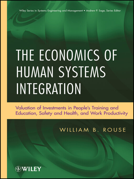 Cover image for The Economics of Human Systems Integration